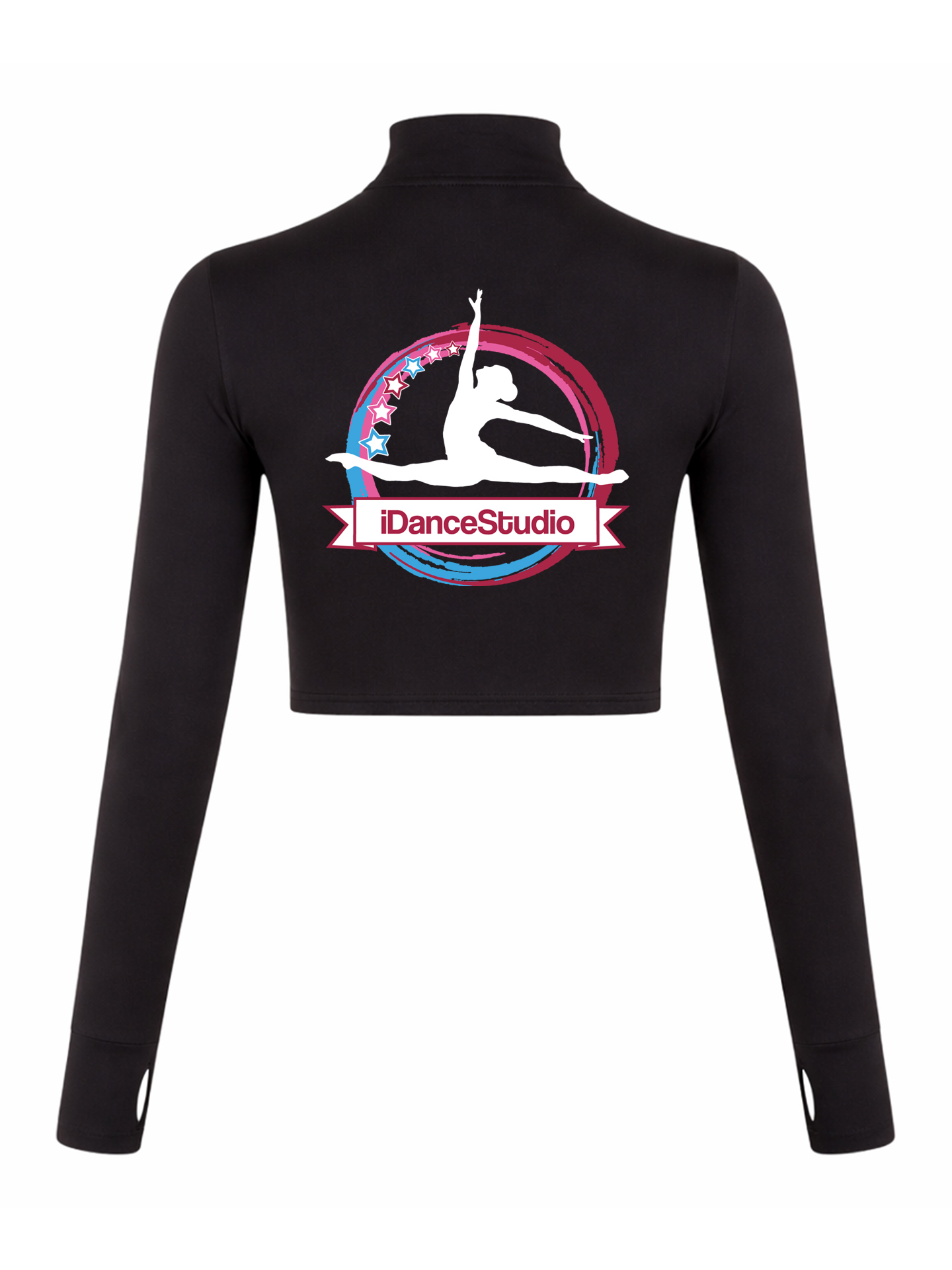 iDance Studio Full Zip Crop Jacket